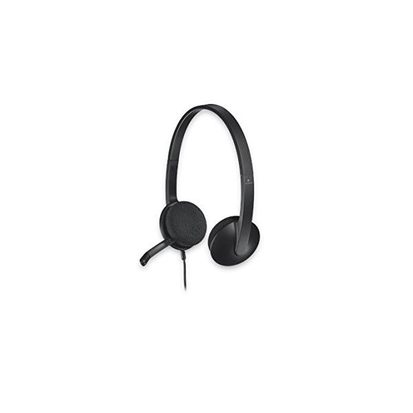 Headphones with Microphone Logitech H340 USB 1,8 m Black - Image 4