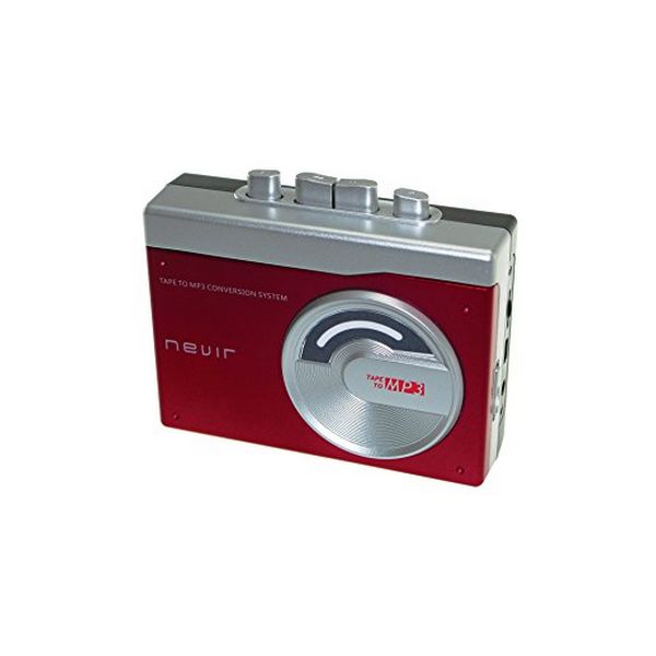 Cassette to MP3 Converter Player NEVIR NVR-417 Red