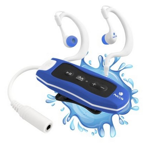 MP3 Player NGS BLUESEAWEED 80 mAh 4 GB Radio FM Waterproof Blue
