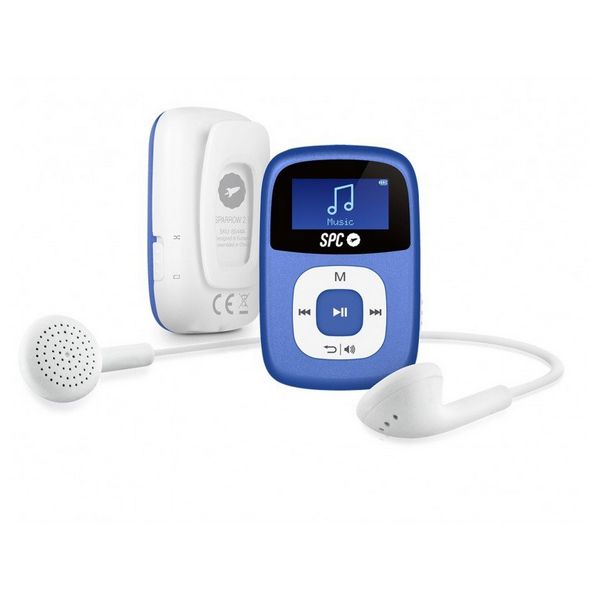 MP3 Player SPC Sparrow 8644A 4 GB Blue Clip - Image 5